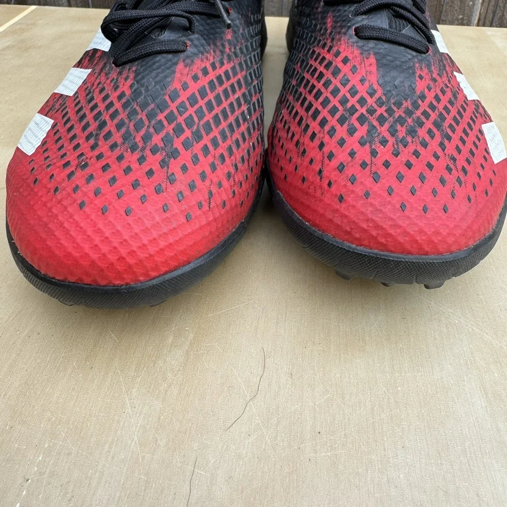 adidas 20.3 Tf Core Black/FTWR White/Active Red Football Shoes-SZ‎ 11 (EF2208)